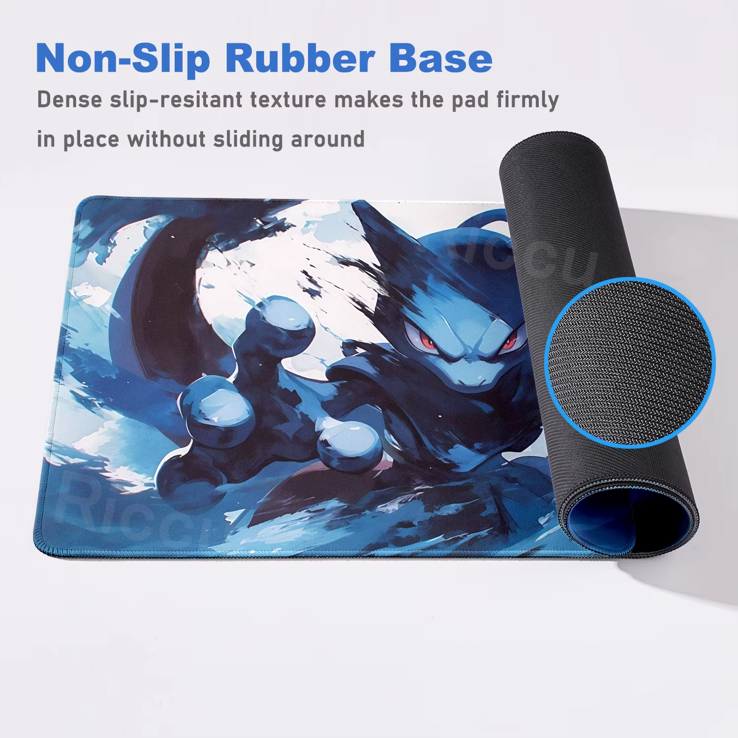 Tapis de souris de jeu Pokemon, grand tapis de clavier, accessoires de jeu XXL, tapis de souris pour gamer, Charizard, Eevee, Gengar, Lucario, tapis de souris PC Anime
