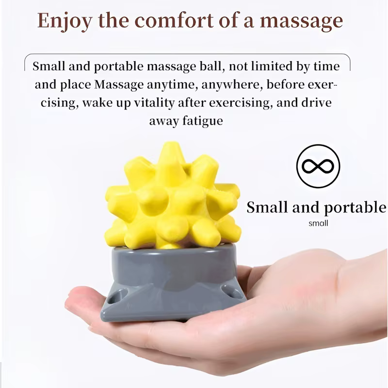 Balle de massage portable hérisson pour points d'acupression