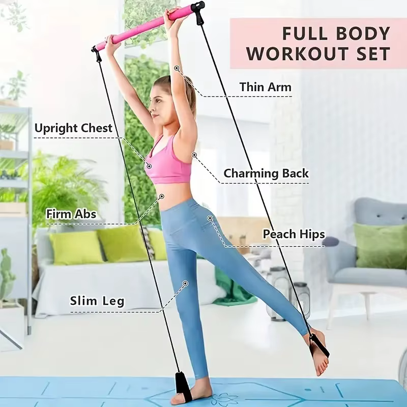 Bâton de Pilates multifonctionnel