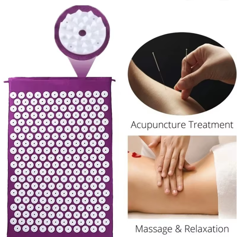 Tapis de massage par acupression de grande taille