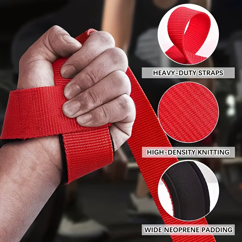 1 paire de sangles de protection pour poignets pour la musculation