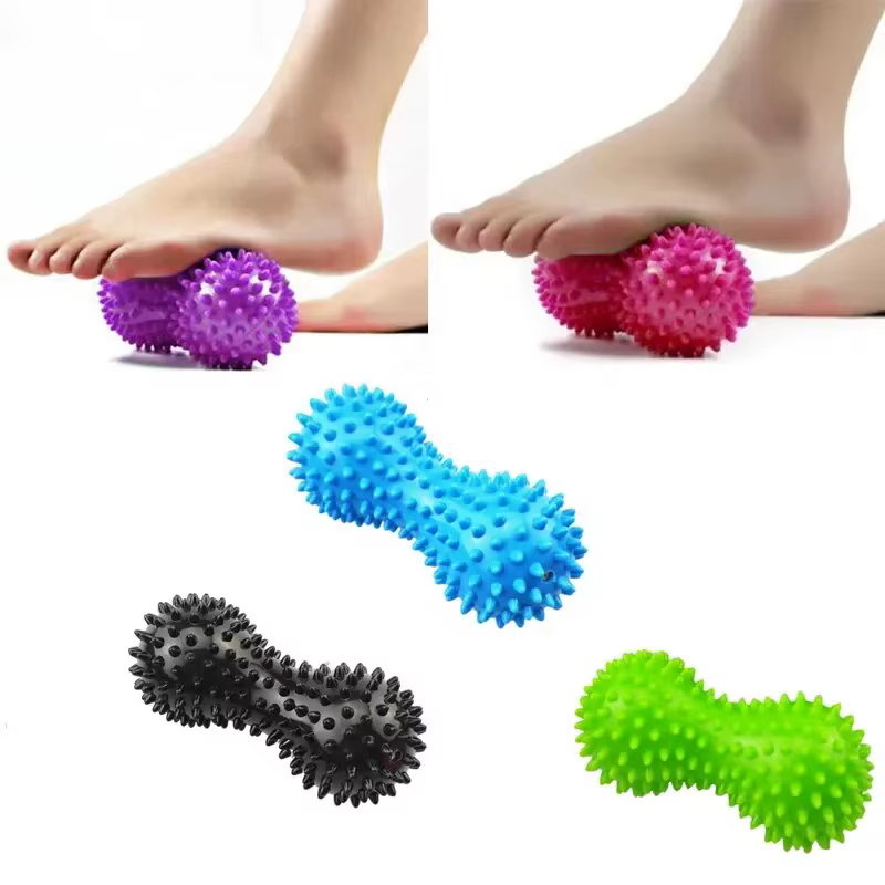 Boule de Massage aux cacahuètes colorée en PVC