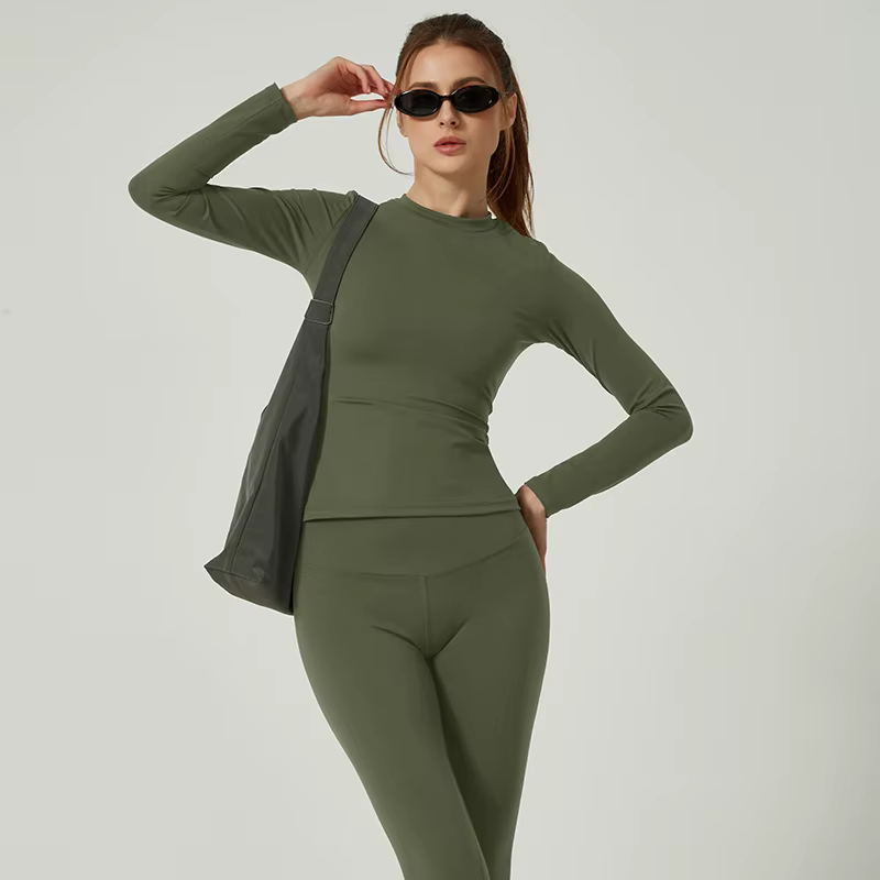 Haut de sport à manches longues WAREBALL pour femme – Vêtement de fitness