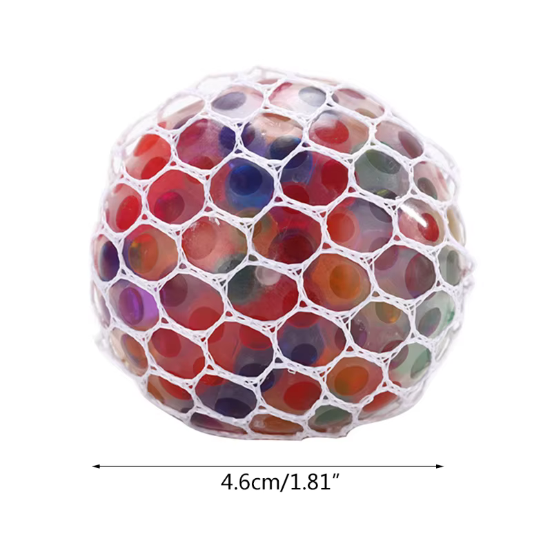 Balles spongieuses anti-stress qualité supérieure avec perles d'eau pour soulager les jouets tension