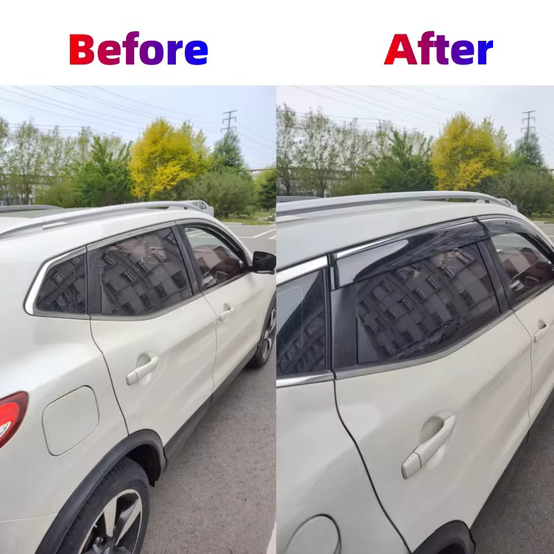 Déflecteur de visière de fenêtre de voiture, abri de protection contre la pluie, pour Nissan Qashqai 2008-2014 / 2015-2022 / 2023-2025