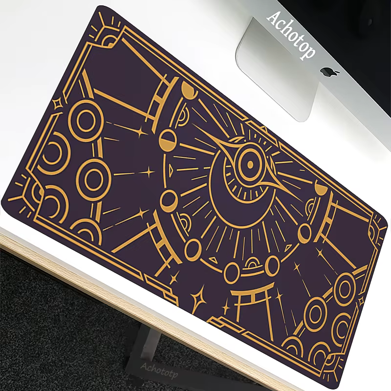 Kawaii Art tapis de souris 900x400mm motif grand ordinateur tapis de souris Cool gris jeu dessin animé tapis pour souris clavier mignon tapis de bureau