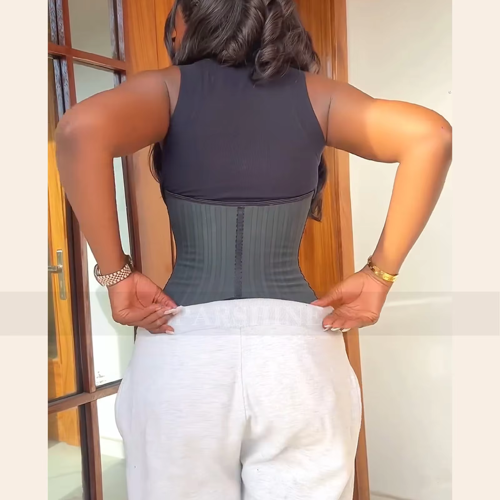 Corset modelant le corps à haute élasticité