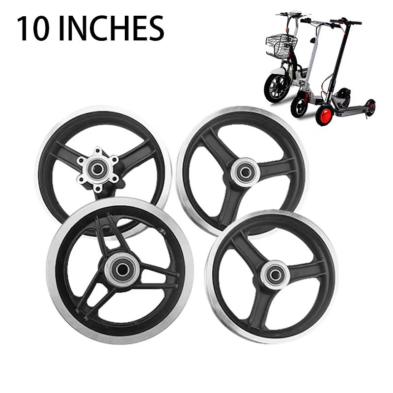 Moyeu de roue de scooter électrique, jantes en alliage d'aluminium, 10 po, 10x2, 10x2.125, 10x2.50, 10x2.25, 10x3.0