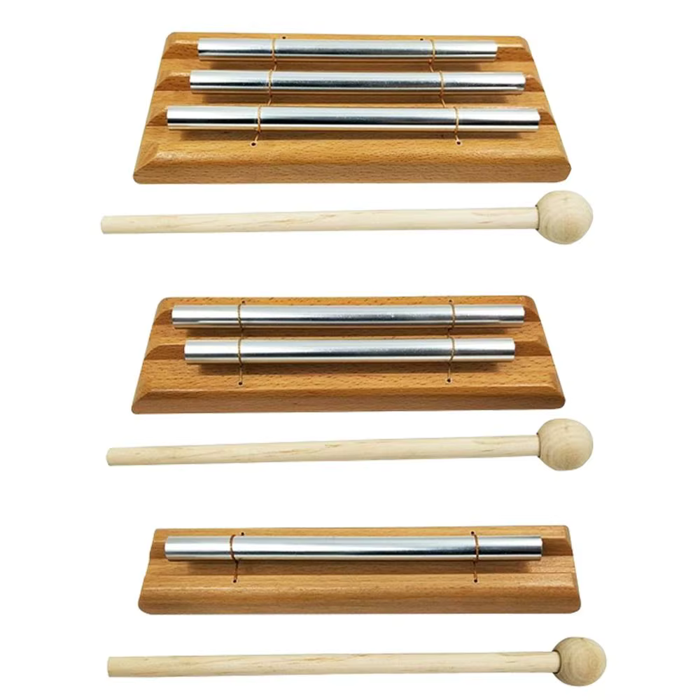 Carillon musical de méditation à 3 tons avec mallette