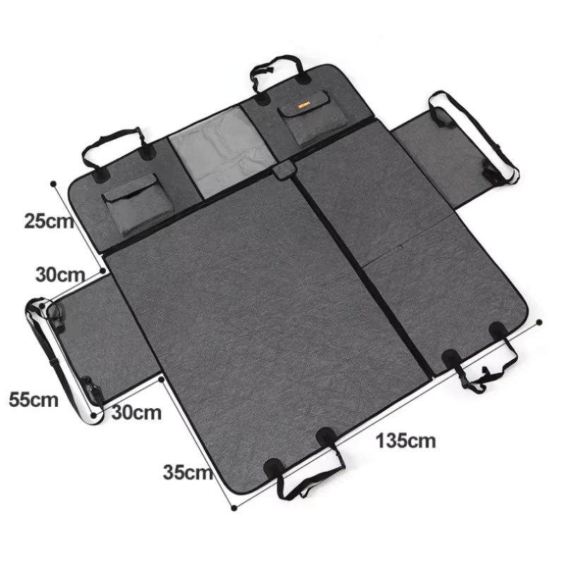 Tapis pour animaux de compagnie amovible et imperméable pour la banquette arrière de la voiture