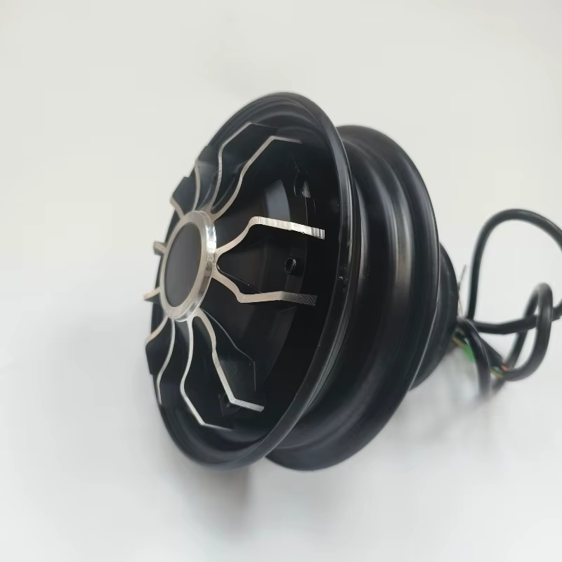Moteur à arbre simple pour la roue arrière du tricycle électrique pour personnes âgées, moteur de frein à moyeu pour la roue