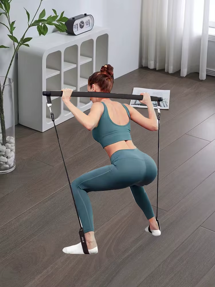 Kit de barre de Pilates avec bandes de résistance