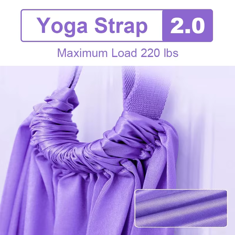 Sangle de Yoga Aérienne Réglable artificiel astique pour Porte Manquée