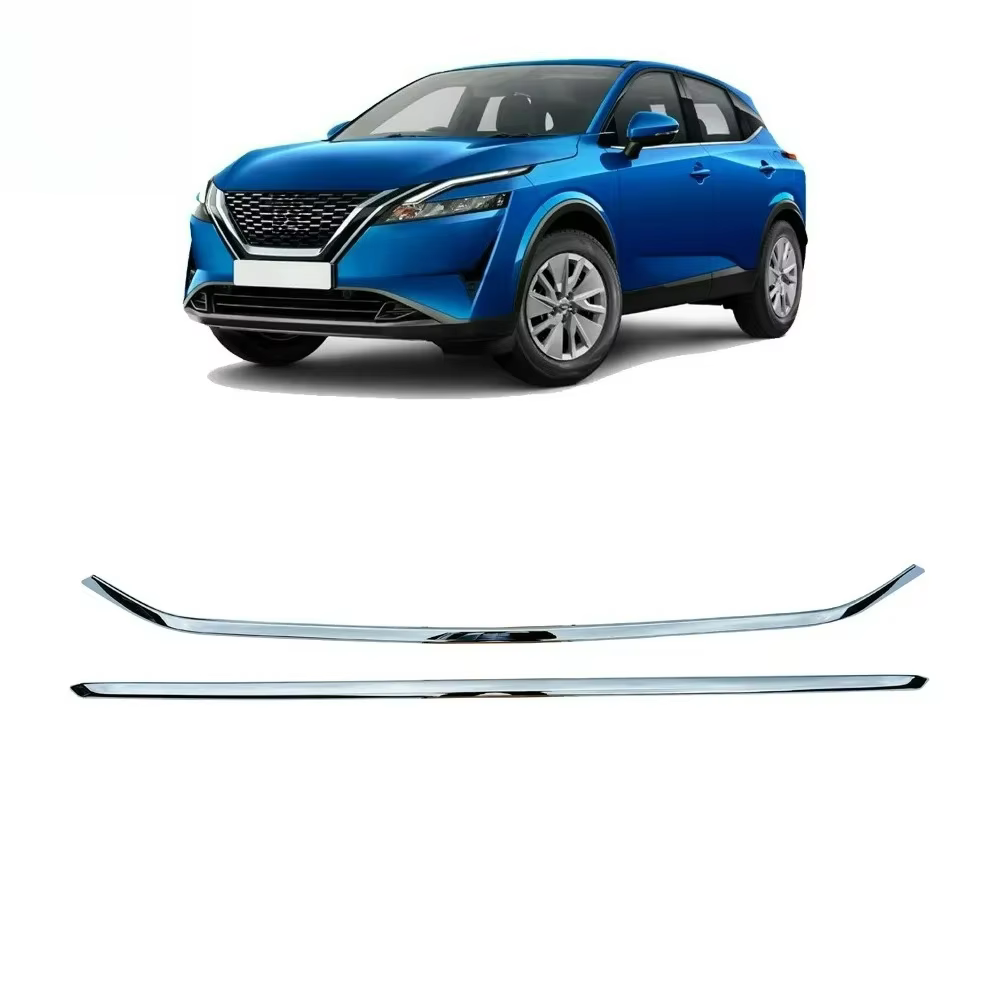 Accessoires pour Nissan Qashqai J12 2022 2023, garnitures de calandre de pare-chocs avant et arrière en ABS chromé, décoration de voiture