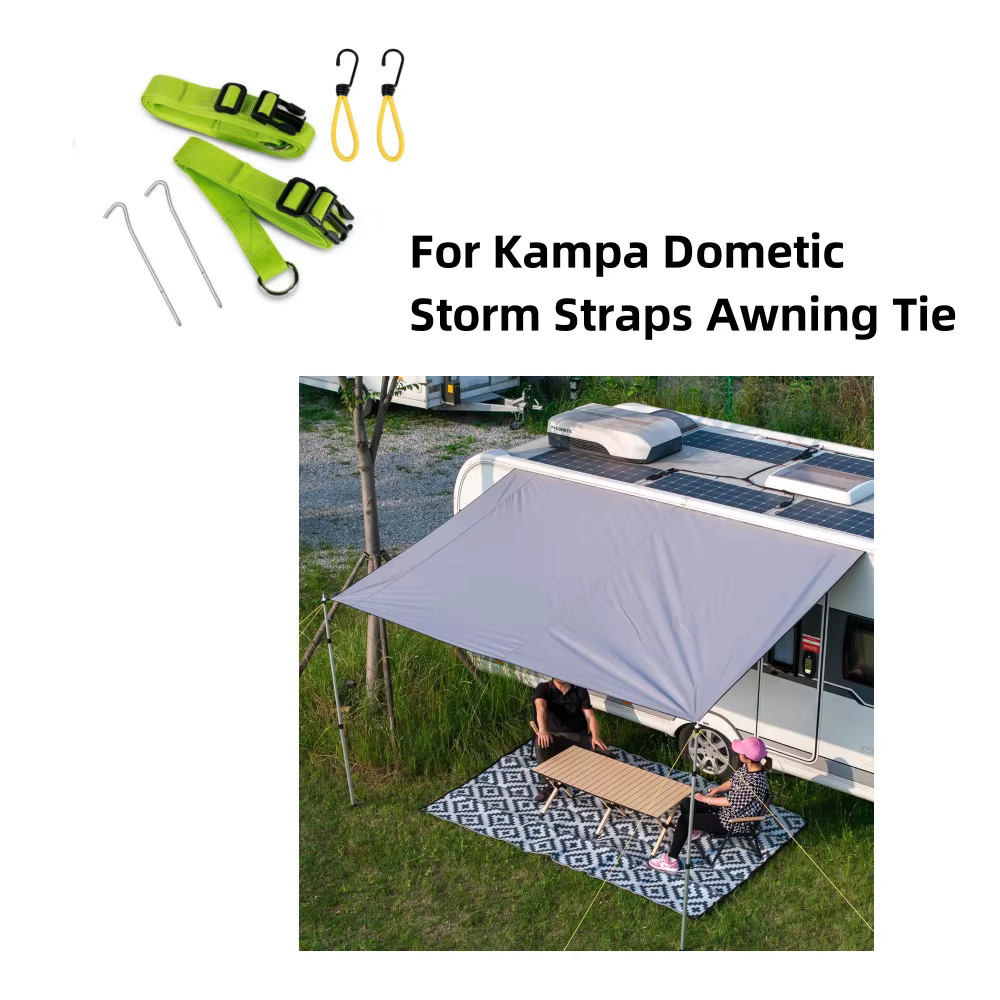 Caravan Hurhome-Air CanAmendments Tent Green Auvent Straps, owe a Dometic Storm Straps, Auvent Down Kit, Accessoires Automatiques