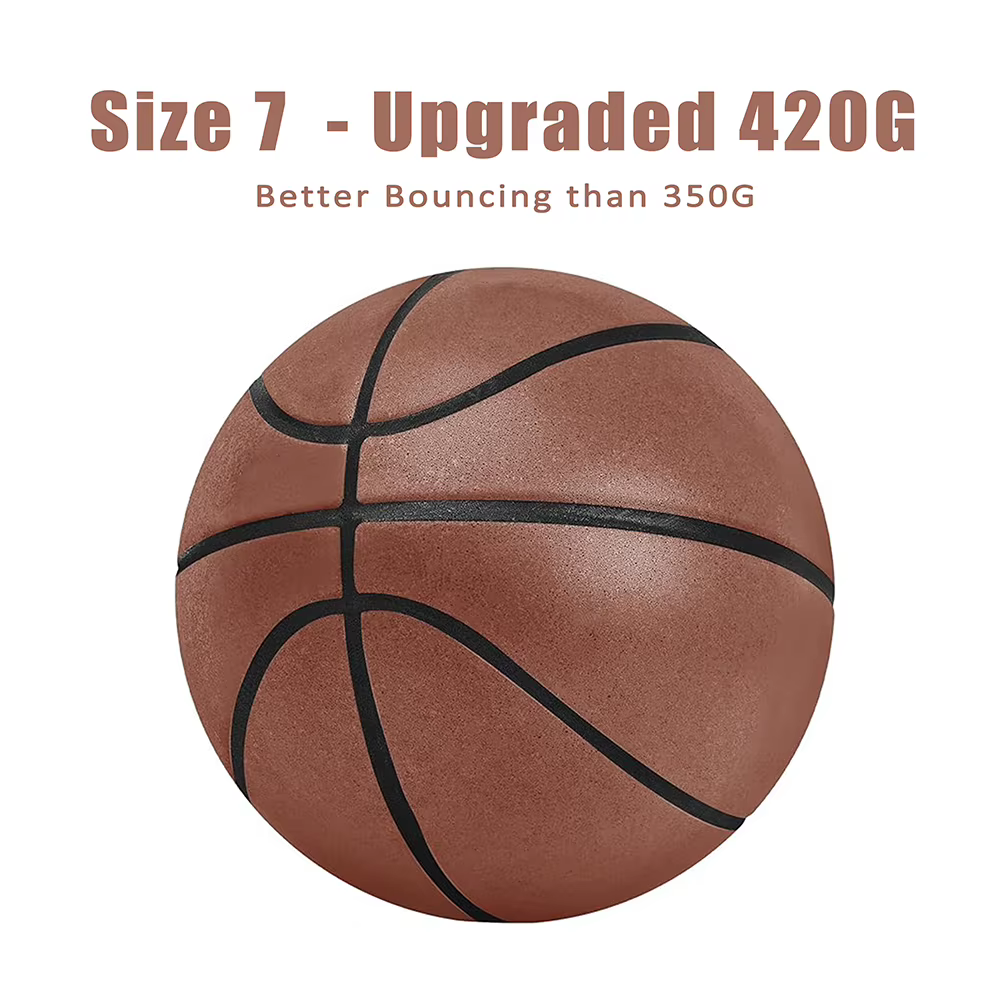 Basketball silencieux taille 7 # (29.5")6 # /5 # Dribbling intérieur rainuré sans air mousse basket-ball silencieux dribble formation balle silencieuse cadeau