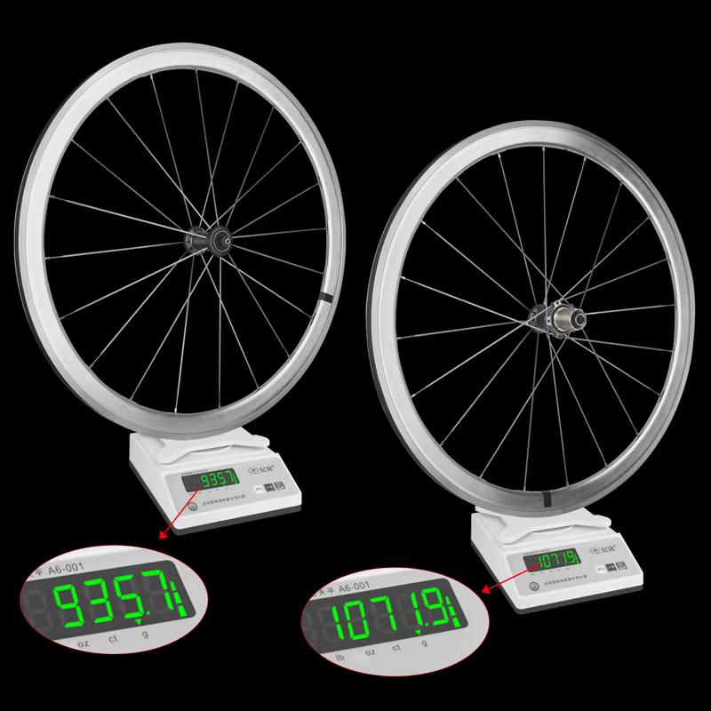 Jeu de roues de vélo 700C 30/40/50 mm en alliage d'aluminium, roues de vélo de route sans logo