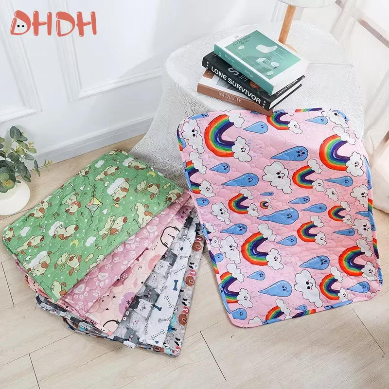 Tapis de pipi lavable pour animaux de compagnie, tapis réutilisable pour chiens, lit d'urine lavable, tapis d'entraînement pour chien, couverture de tapis pour animaux de compagnie quatre saisons