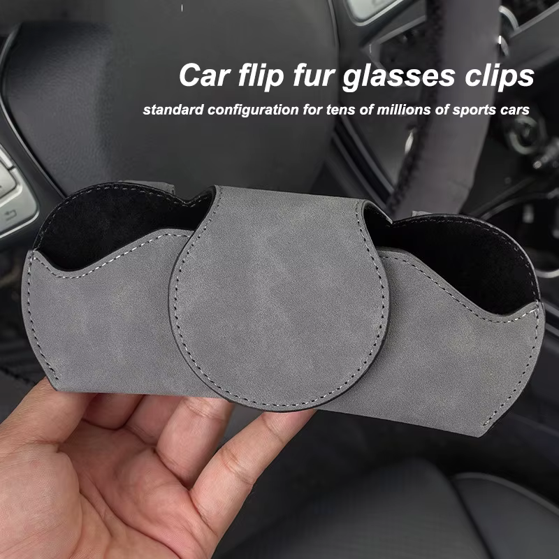 Boîte de rangement de lunettes pare-soleil de voiture, étui de lunettes de soleil pour Fiat Ducato 500 500L Panda Grande Punto Lancia Musa, accessoires