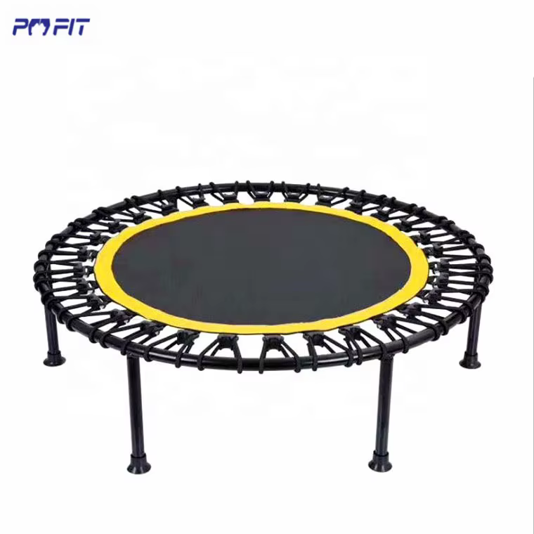 Trampoline d'entraînement de fitness de gymnastique adulte robuste de 150 kg exercice de saut trampolines de 55 pouces
