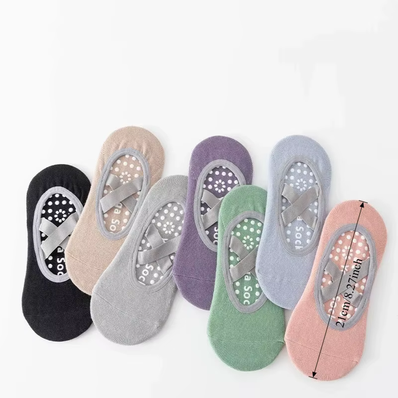 Pilates Yoga chaussettes antidérapantes femme