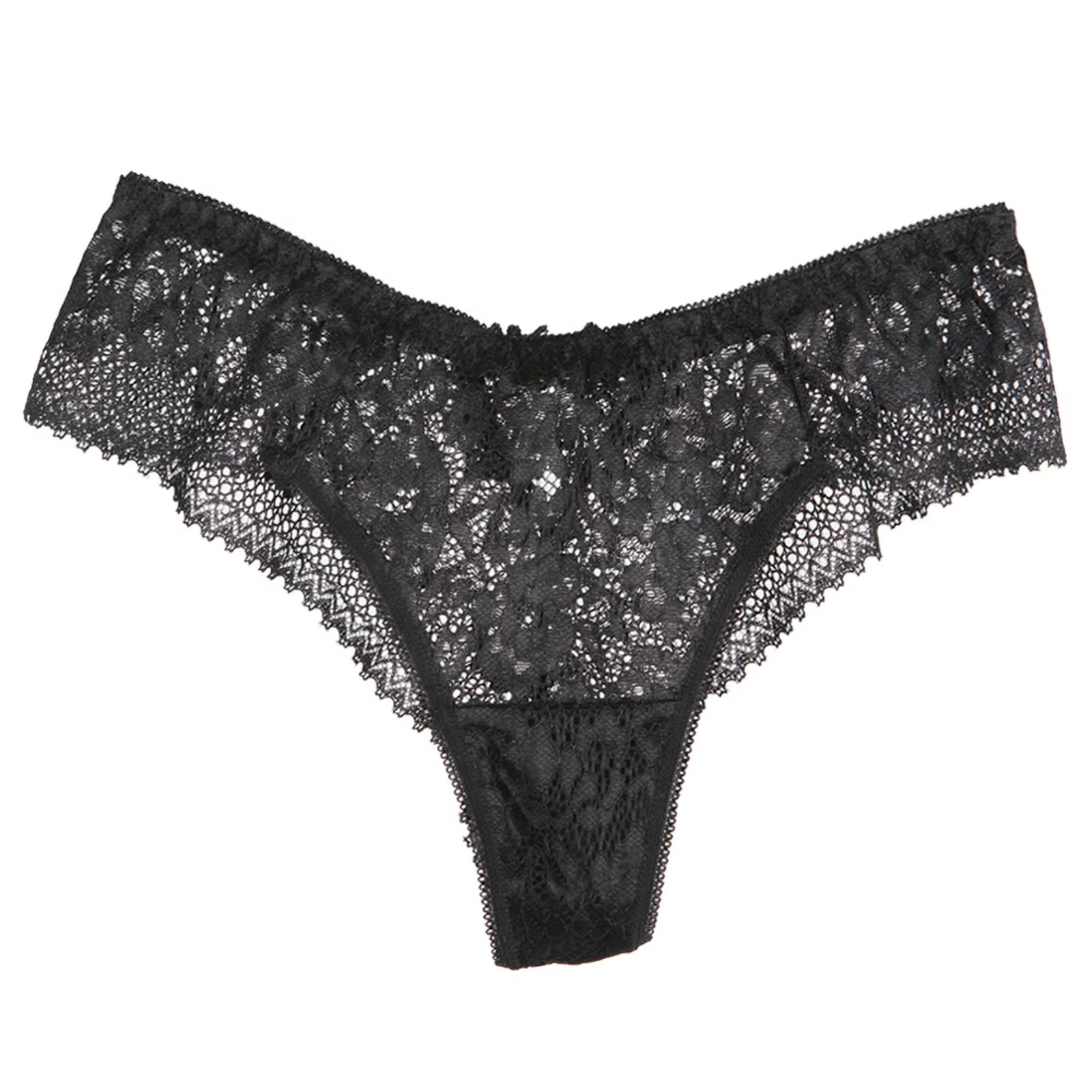 Laides T Back pantalon Sexy string femme dentelle creux Soluble dans l'eau fleur sous-vêtements femmes demi dames