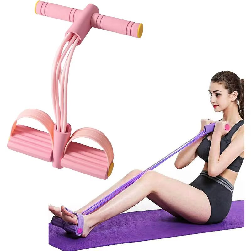 Bandes de Résistance Pilates Trois Couleurs avec Pédale