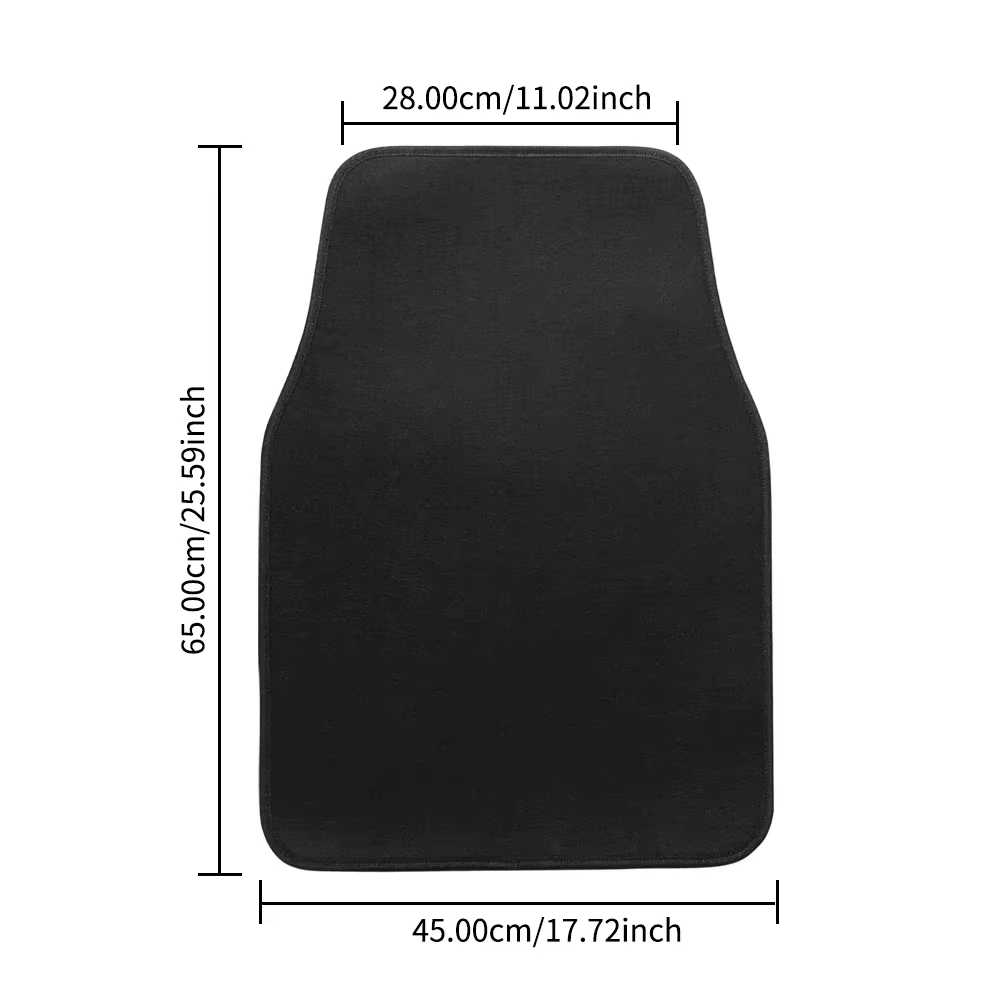 4 tapis de sol universels pour voiture, avant et arrière, tapis de voiture pour SUV, berlines, fourgonnettes, protection intérieure, toutes saisons