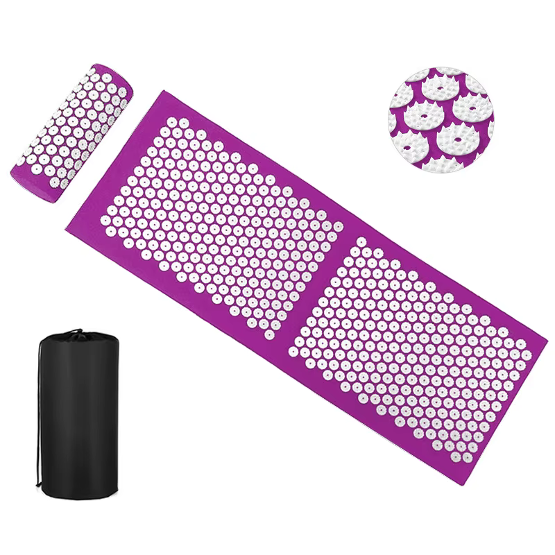 Coussin d'acupuncture de Yoga, Massage des points d'acupuncture, Fitness, Pilates, éponge de pression des doigts, coussinets de Massage des pieds, soulagement du Stress pour les douleurs au cou et au 
