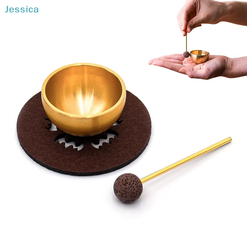 ♥ Diffuseur portatif d'huile essentielle de bol sonore de méditation pour le Yoga