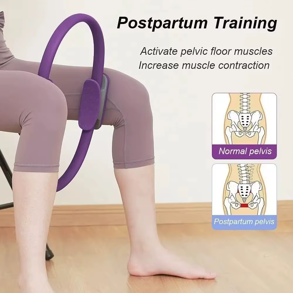 Anneau de Yoga et Pilates Multifonctionnel pour Exercices de Résistance et Fitness