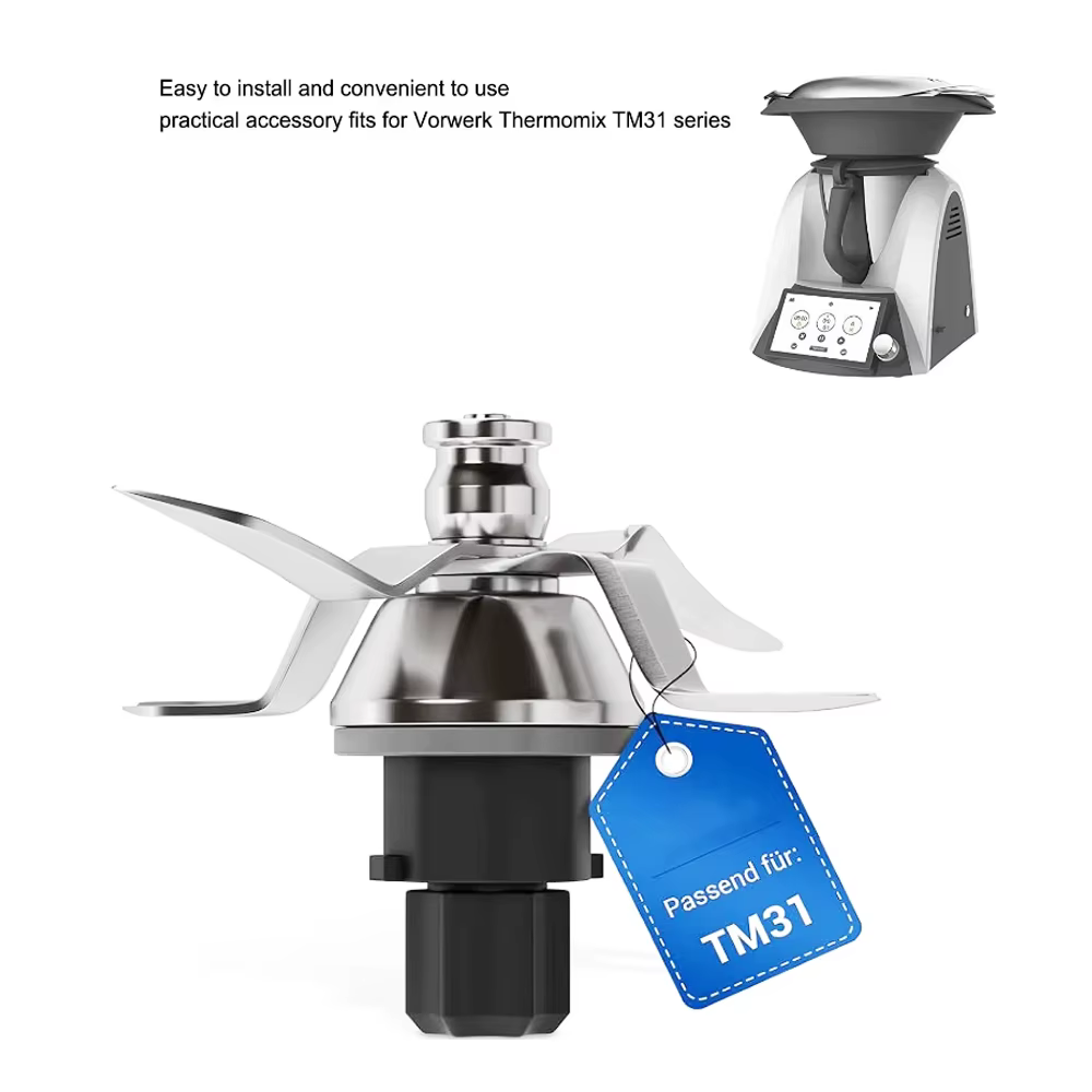 Lame de mélangeur pour Vorwerk Thermomix TM31, remplacement de couteau mixte pour Thermomix TM5 TM6