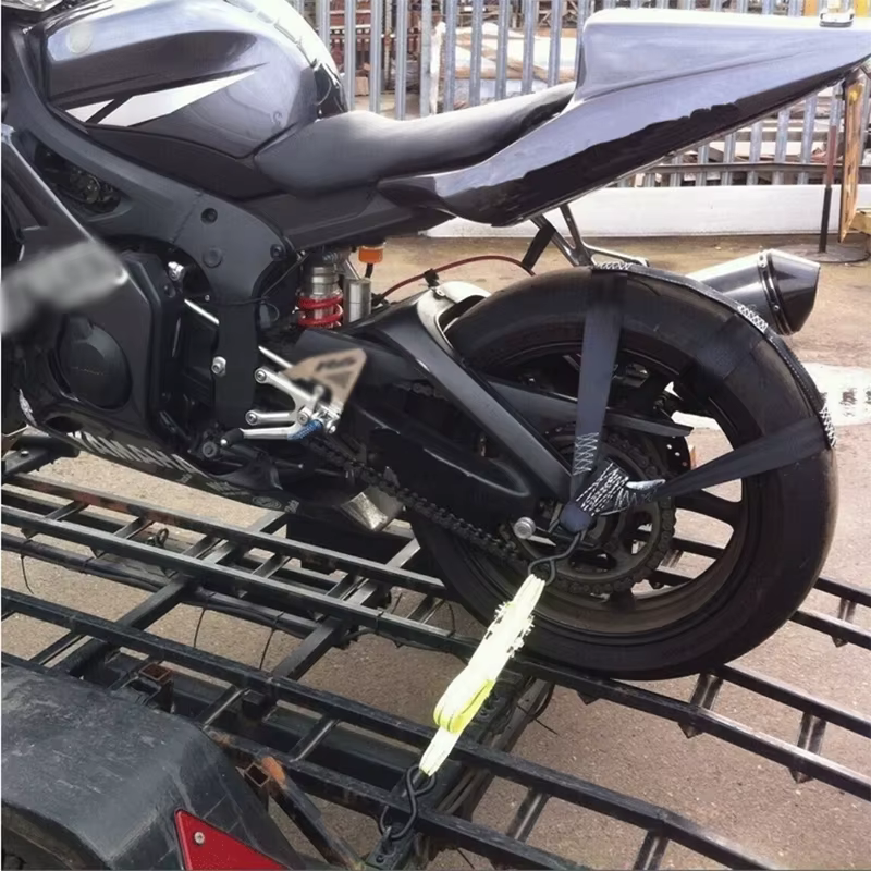 Sangle de fixation pour véhicule électrique et moto, sangle de fixation pour pneu, sangle pour roue arrière, sangle pour pneu de moto, pliable pour un rangement facile