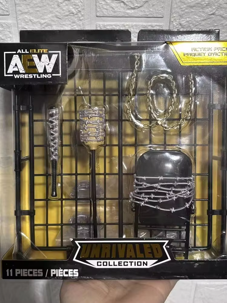 AEW – accessoires originaux pour figurines d'action, Collection d'exposition de figurines de lutte, jouets pour garçons, cadeaux de Festival