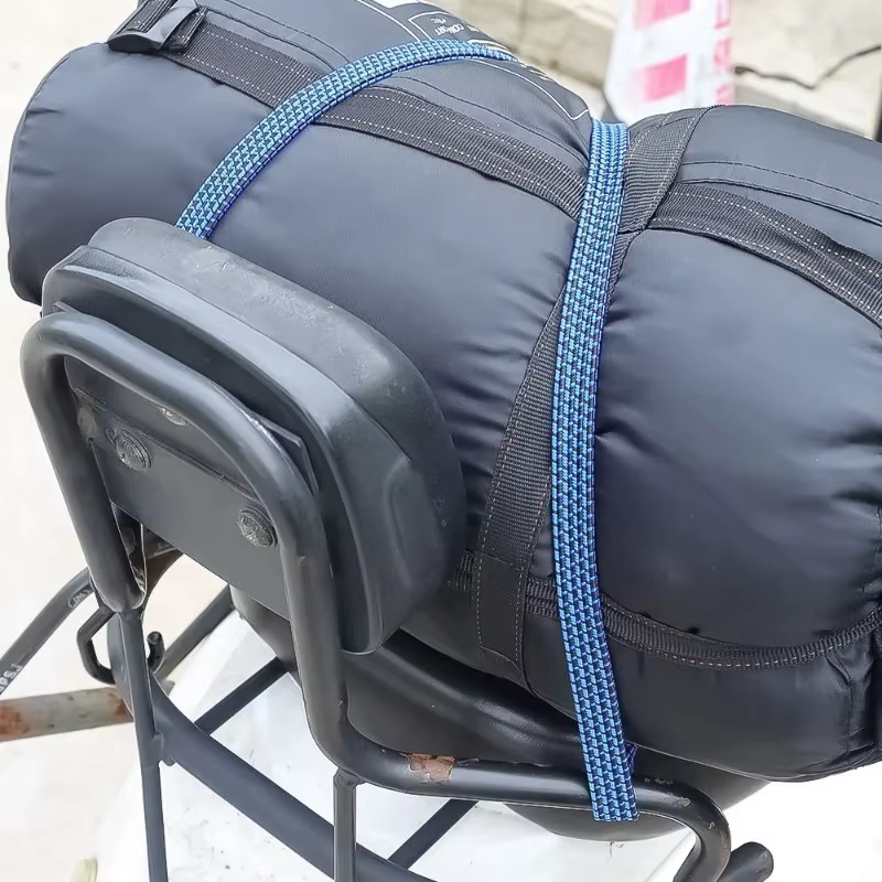 Sangle de bagage élastique en caoutchouc, 5 tailles, bande en caoutchouc, corde de transport de voiture, crochet de sangle fixe, accessoires automobiles