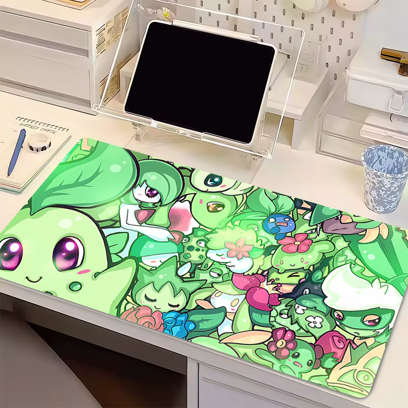 Tapis de souris pour jeu Pokemon, Mini tapis de clavier pour ordinateur portable, tapis de bureau rapide, accessoires de jeu pour joueurs d'e-sport