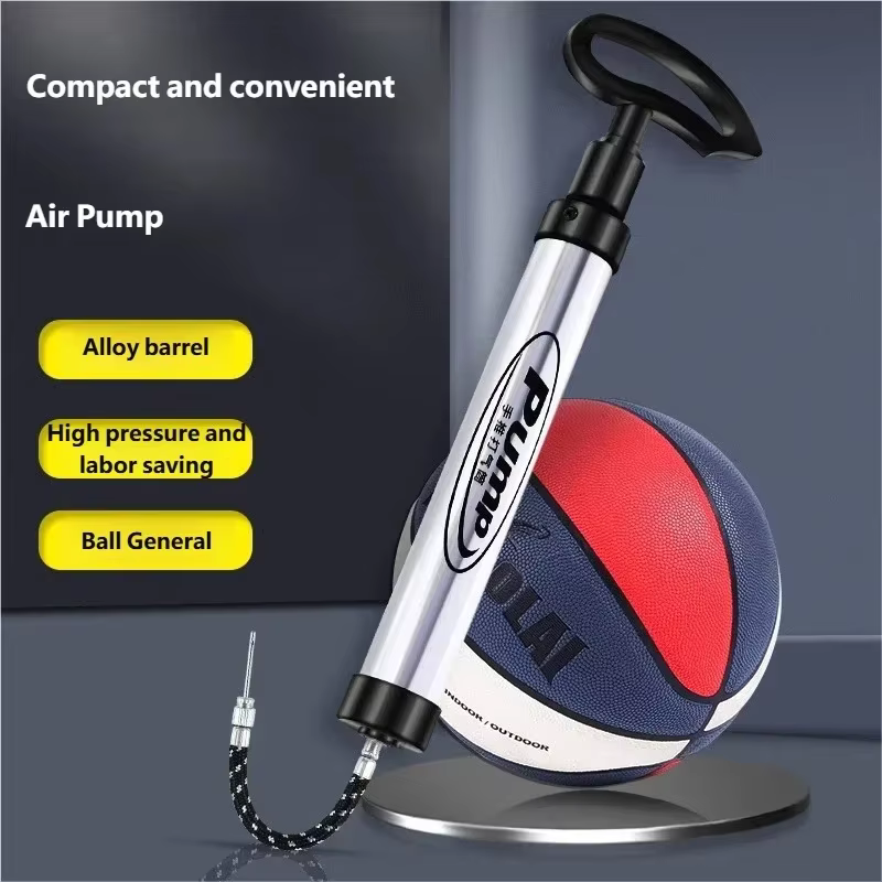 Gonfleur de ballon de sport polyvalent – Pompe à air portable avec aiguille pour basket-ball