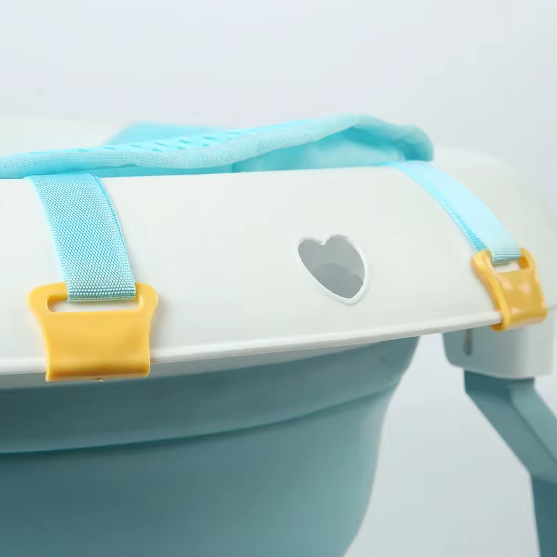 Tapis de bain pour bébé, filet en T réglable pour nouveau-né, protection de bain, accessoires de bain, produits pour bébé, bain et douche pliables