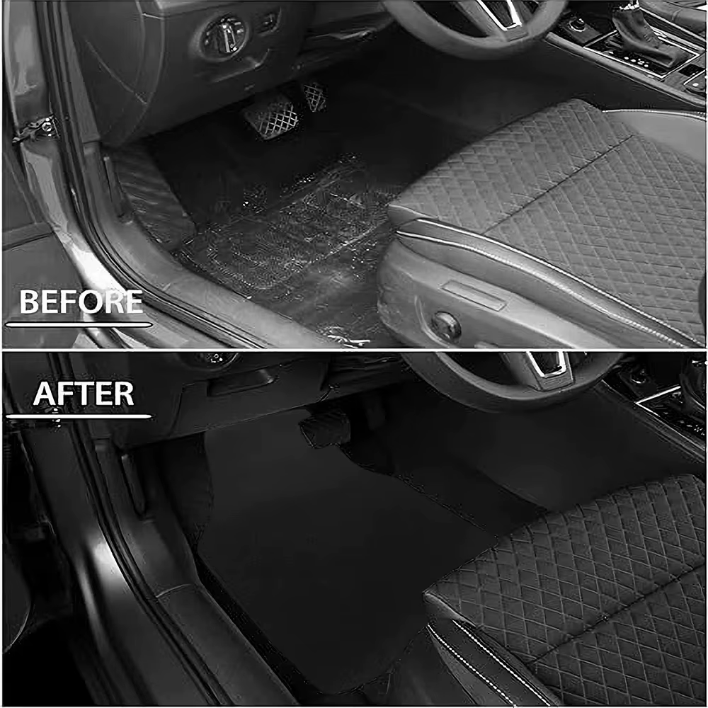 Tapis de sol de voiture universels, 4 pièces/ensemble, adaptés aux SUV, berlines, fourgonnettes, caravanes, tapis de sol avant et arrière, tapis de sol automobiles