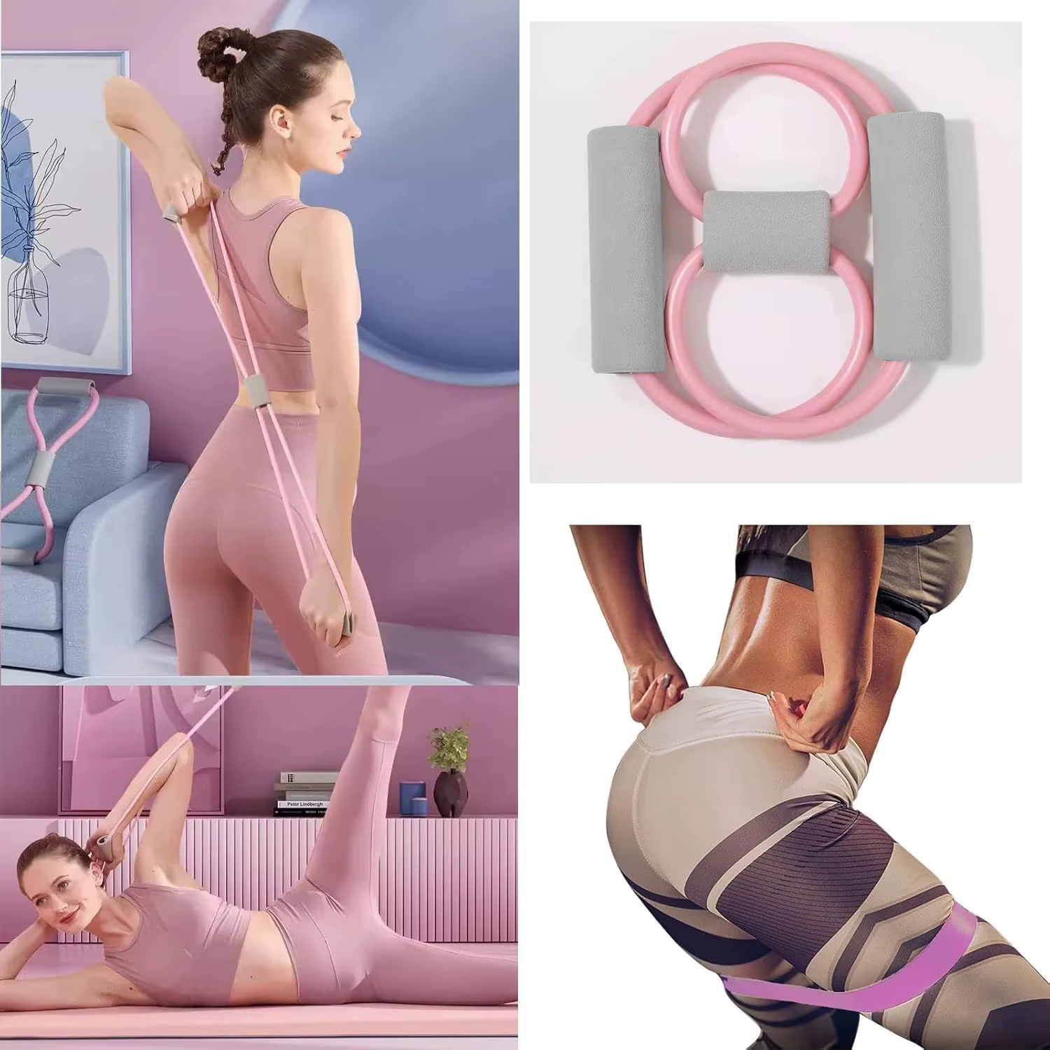 Ensemble de balles et d'anneaux de Pilates
