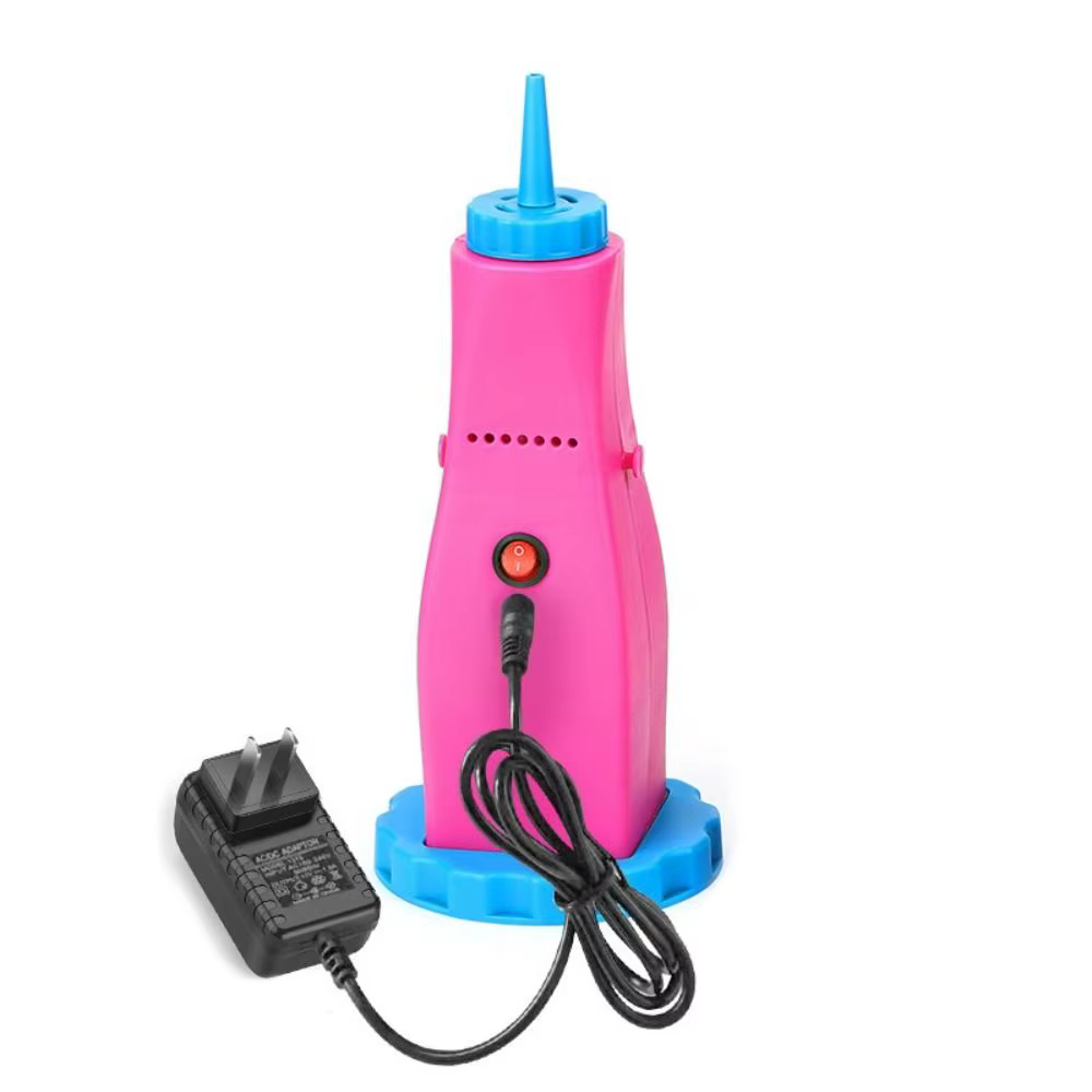 Pompe à ballons électrique portable AC 100-240V avec longue tige, machine à gonfler les ballons, pompe à ballons magique électrique pour extérieur
