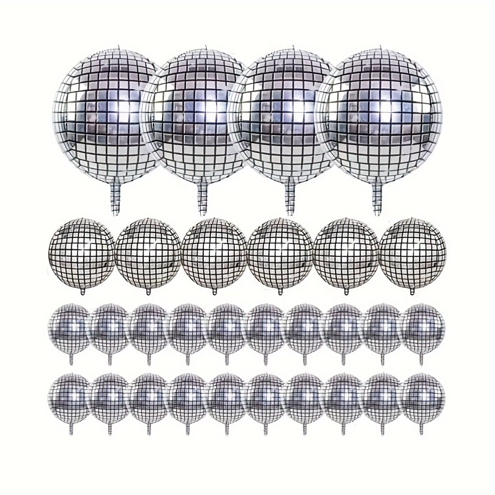 Les ballons disco argentés conviennent aux fêtes d'anniversaire, aux anniversaires, aux événements temontés des années 70 et 80, aux cocktails et danses