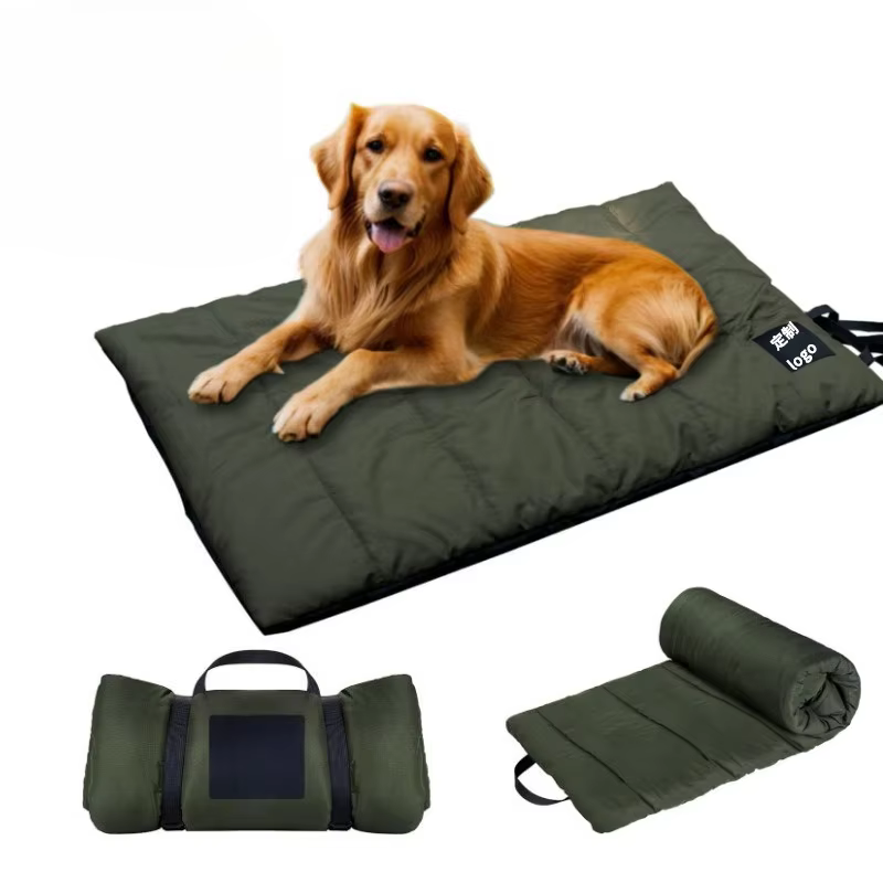 Grands tapis pour chiens, couleur unie, toutes saisons, lavables, résistants aux morsures, durables, chauds, portables, pour l'extérieur, fournitures pour animaux de compagnie