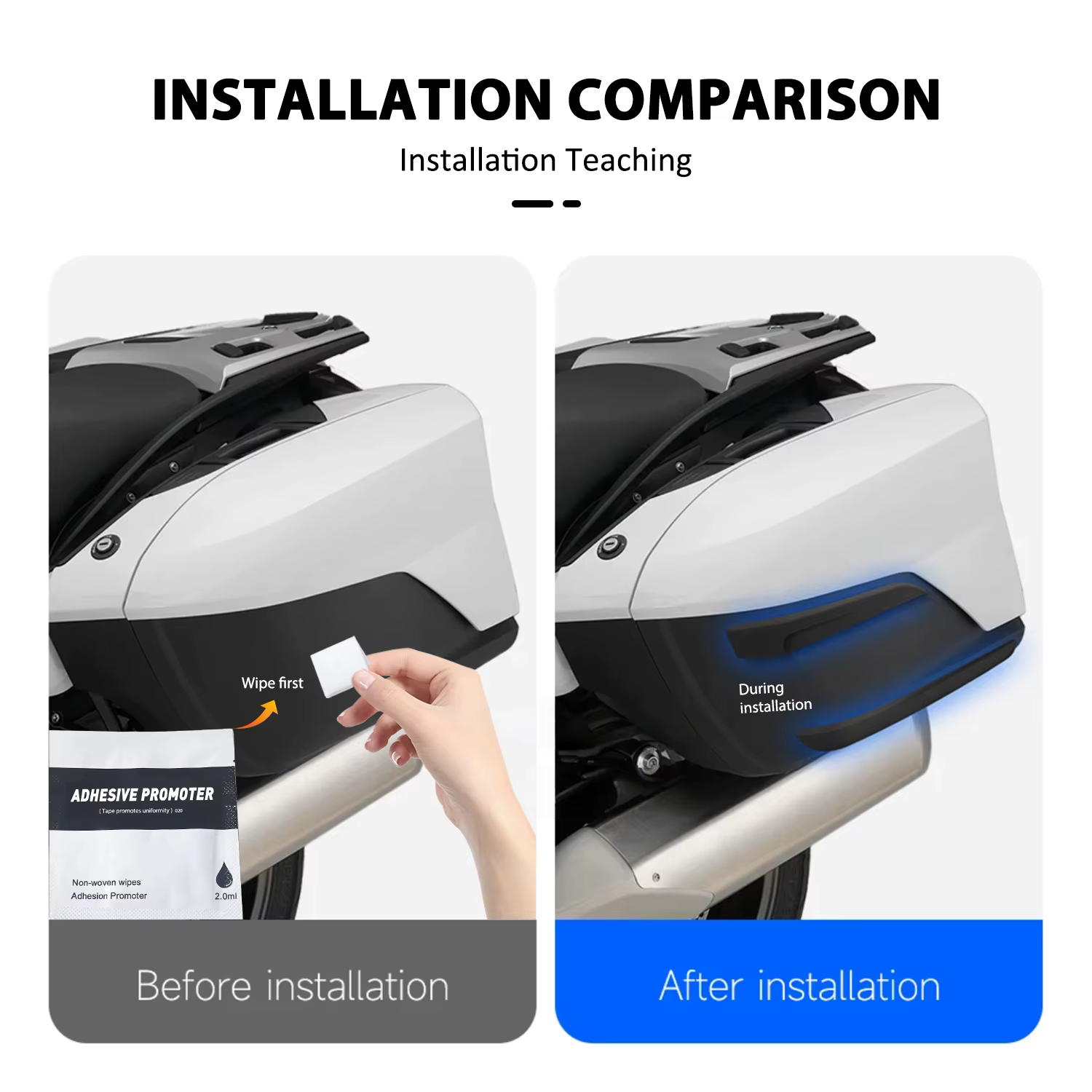Accessoires de moto pour BMW R1200 1250 RT R1200RT R1250RT K1600GT K1600GTL, dispositif anti-collision pour boîte latérale, protections de sacoches