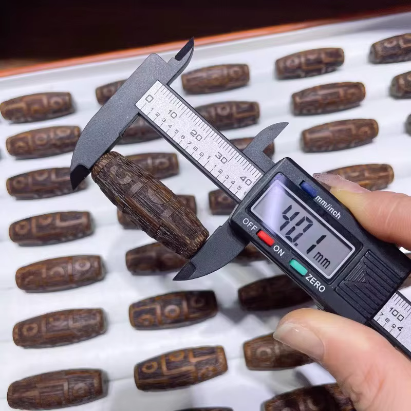 Agarwood – perles dzi à neuf yeux, accessoires de mode Wenwan DIY