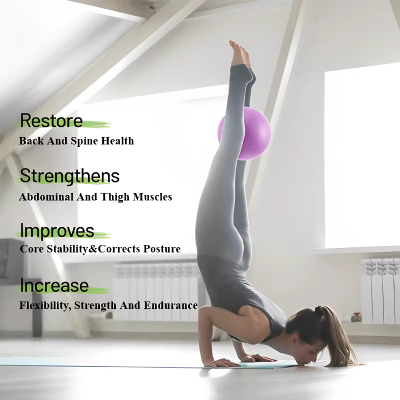 Yoga Pilates balle antidéflagrante exercice gymnastique Fitness équilibre gymnase noyau entraînement en salle Mini balles petite thérapie améliore