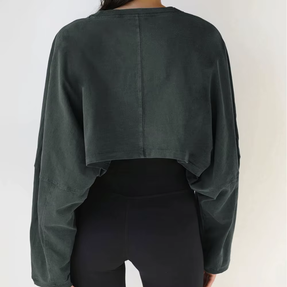 Femmes sport haut court T-Shirts vêtements