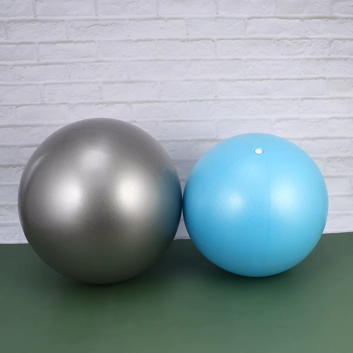 Lot de 2 Ballons de Yoga Givrés Épais Anti-éclatement 15-35 cm en PVC pour l'Équilibre et la Stabilité