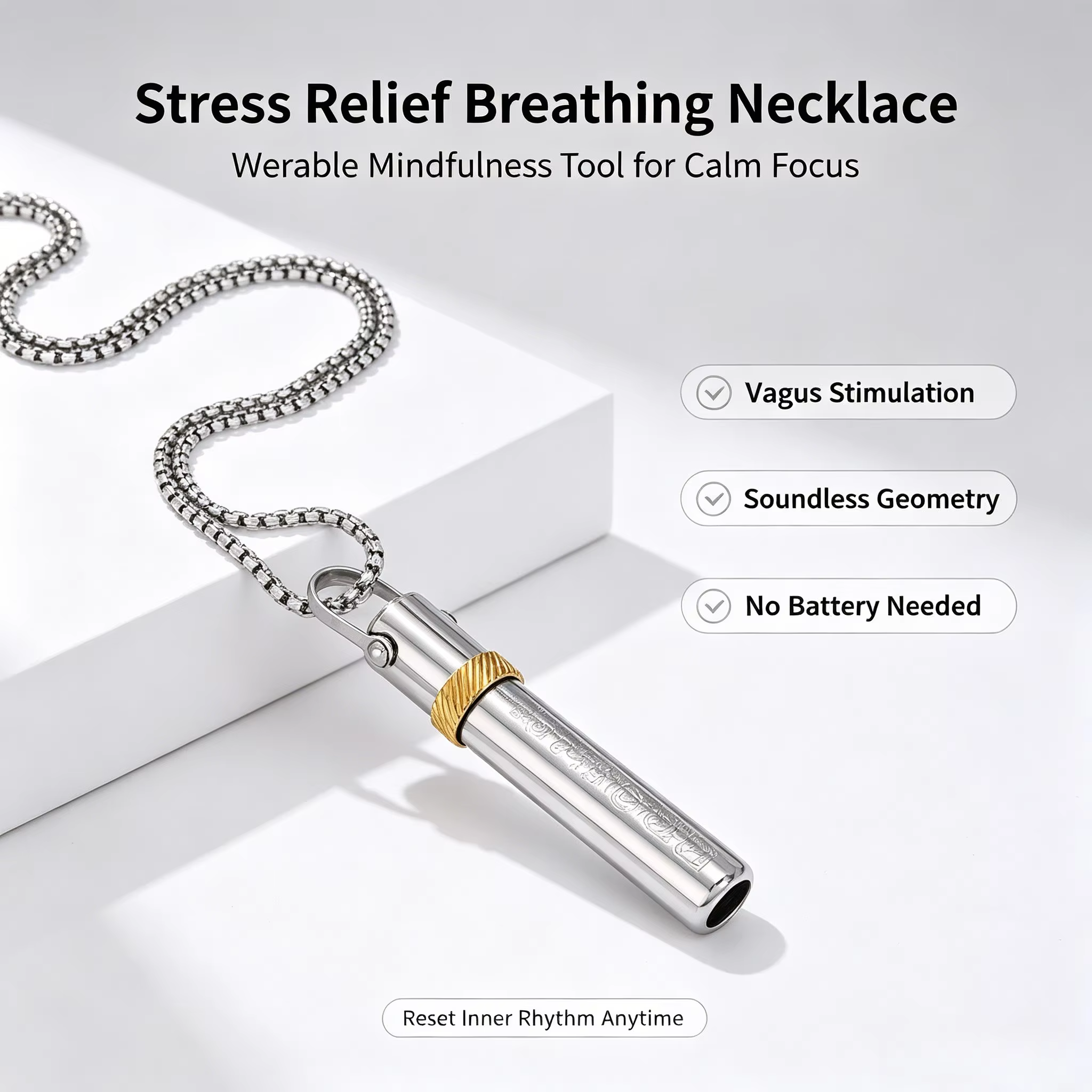 Collier de respiration pour la pleine conscience