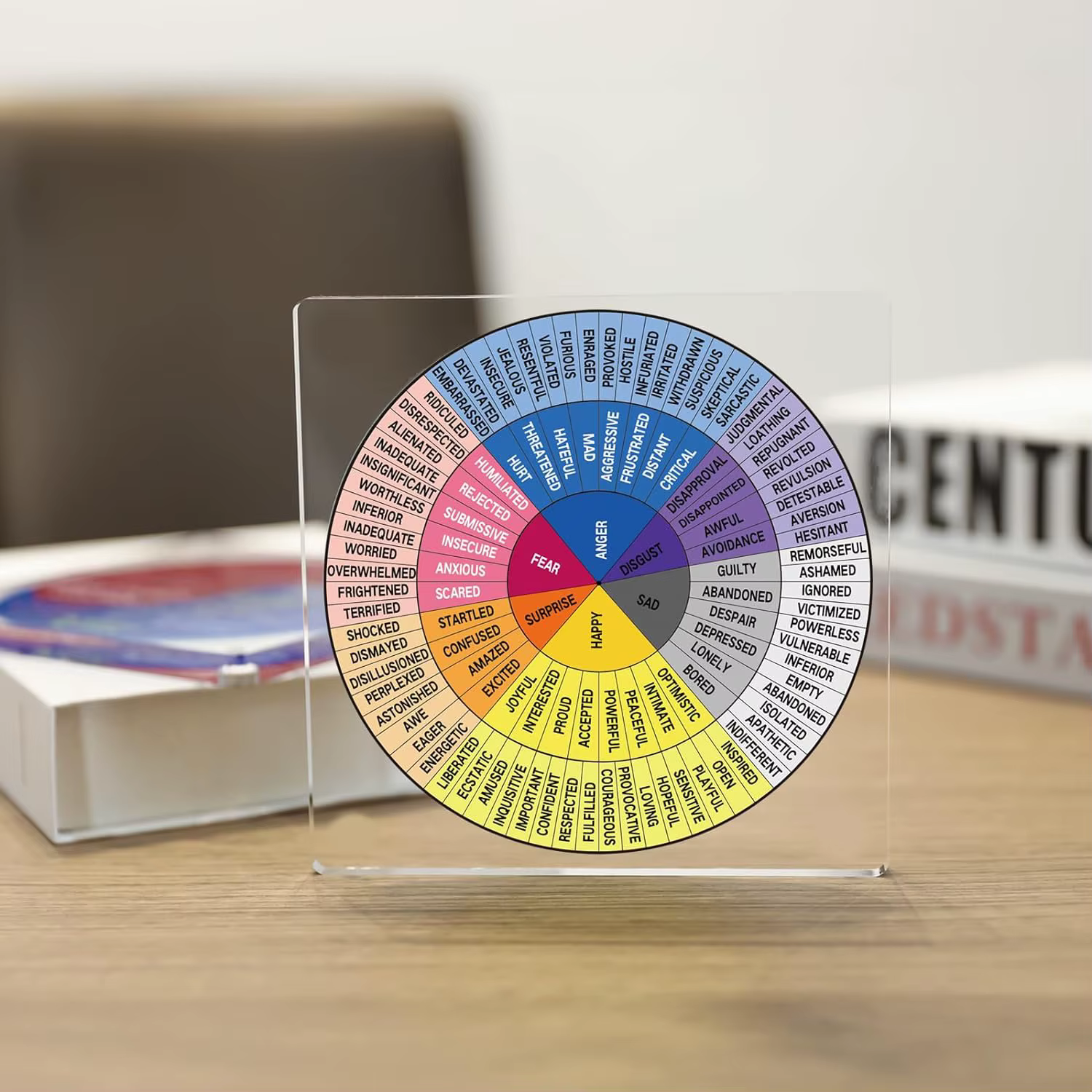 Roue de sentiments en acrylique